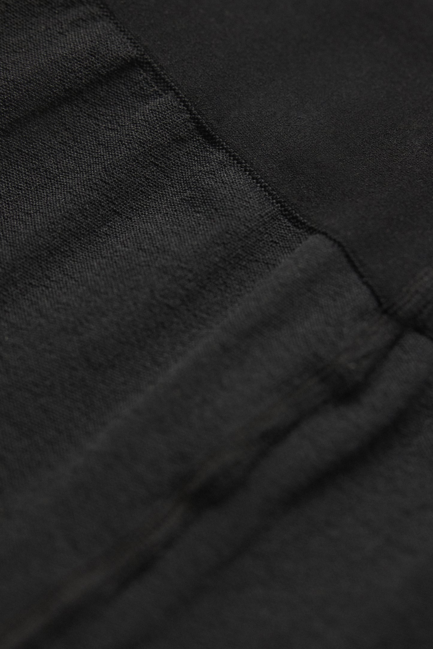 Close-up of black fabric texture