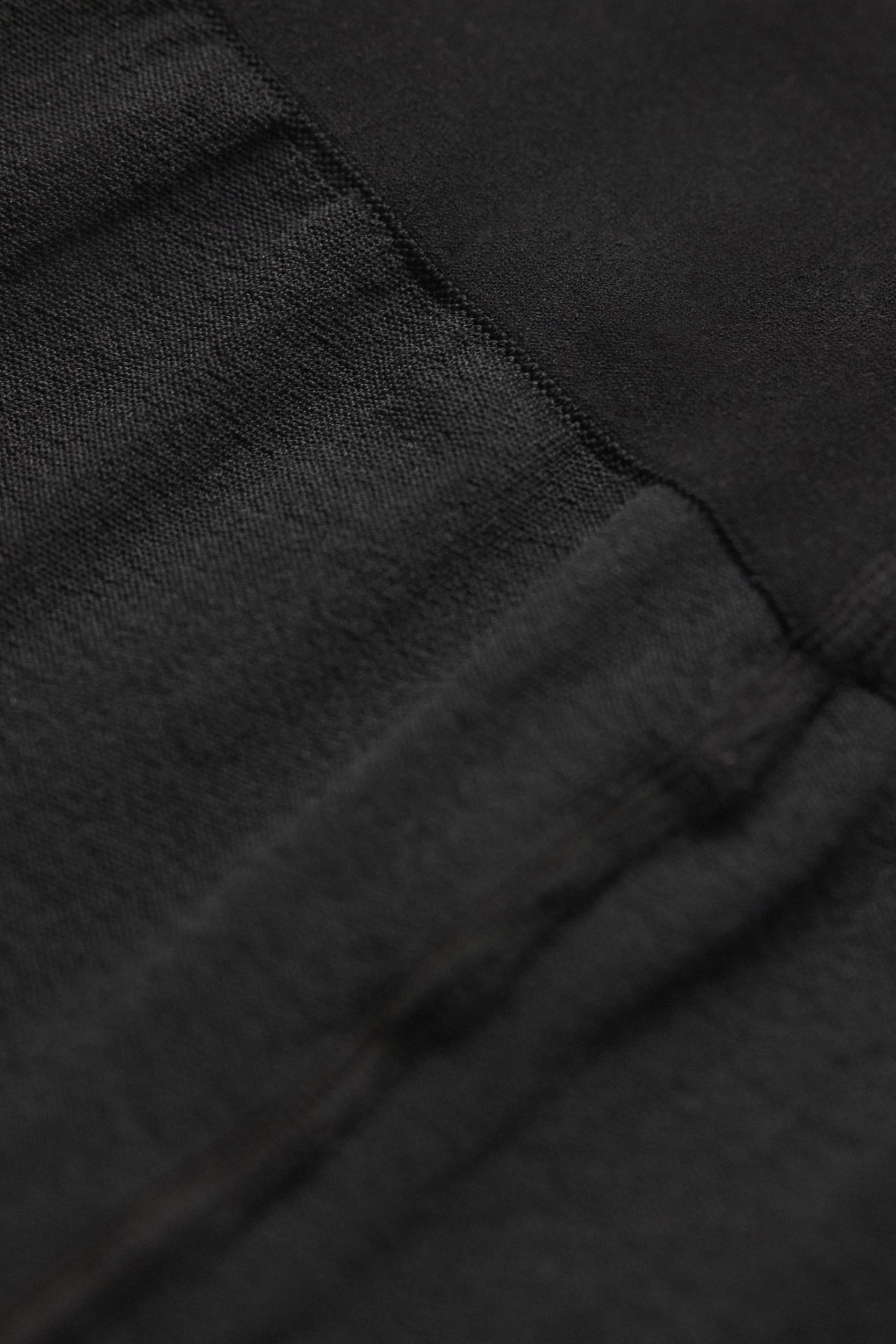 Close-up of black fabric texture