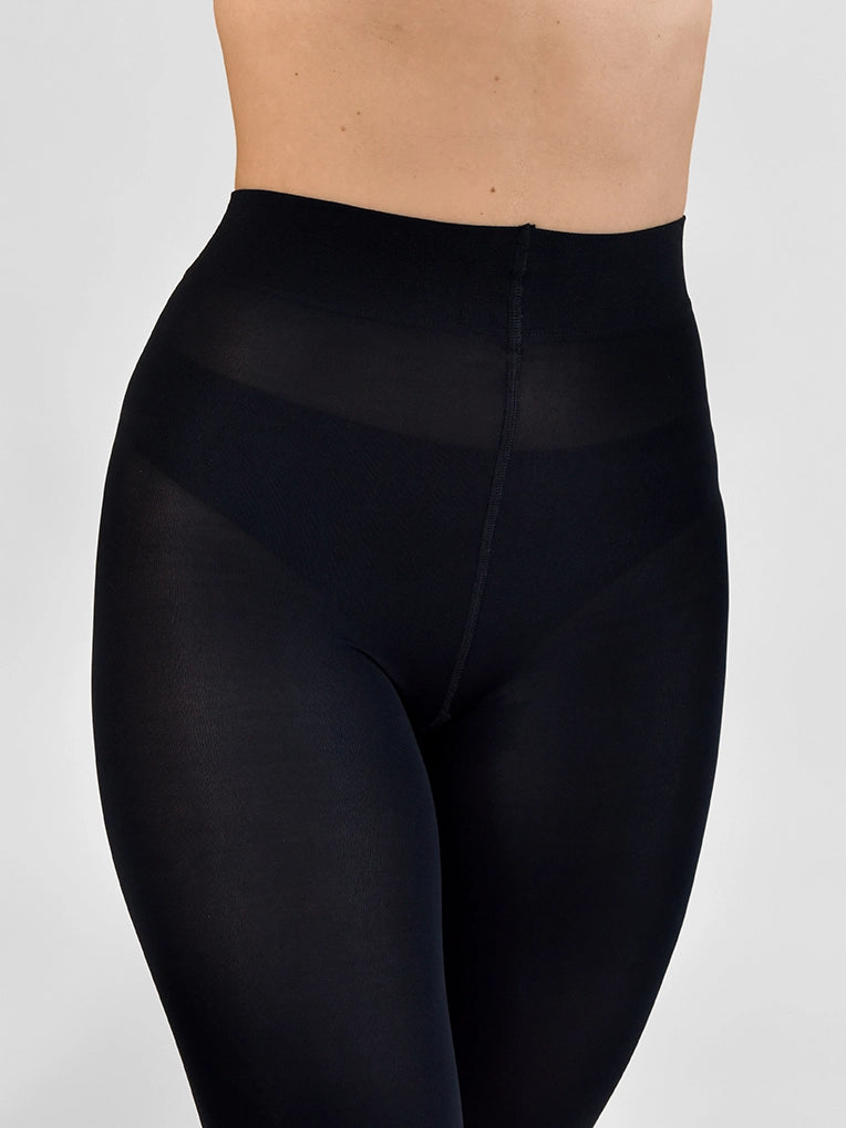Collant au toucher soyeux 80D - Noir