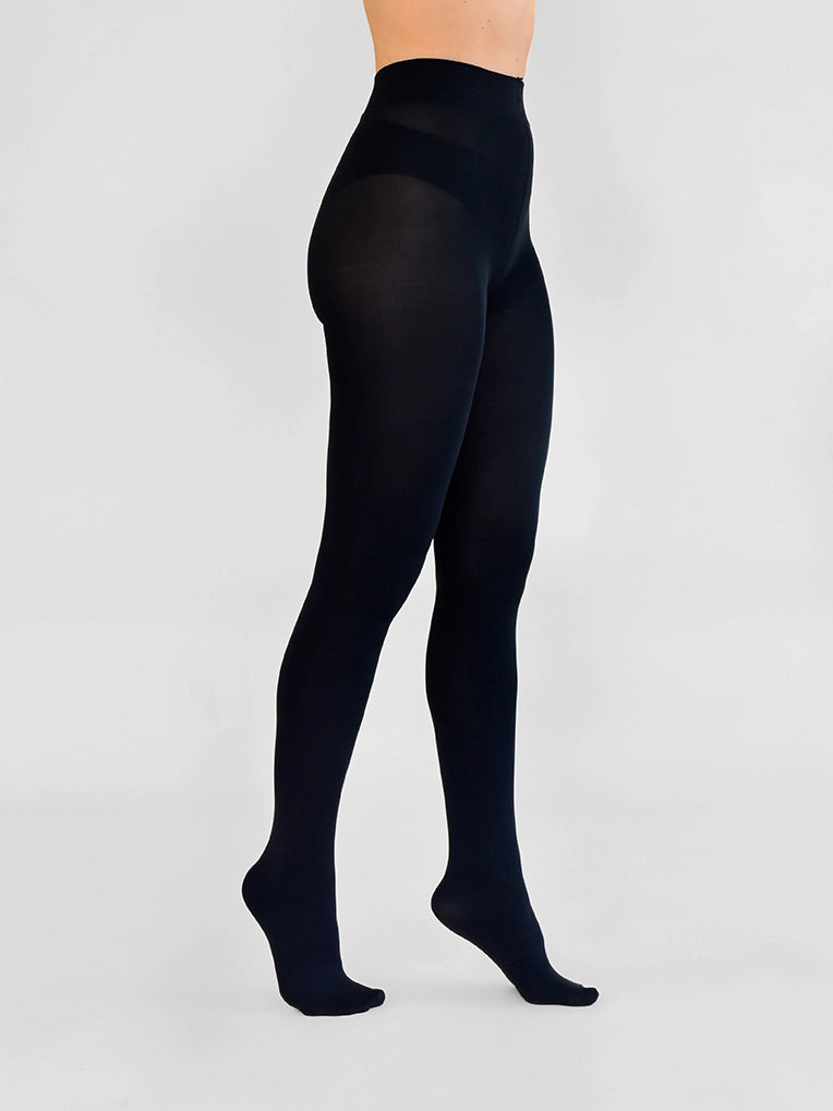 Collant au toucher soyeux 80D - Noir