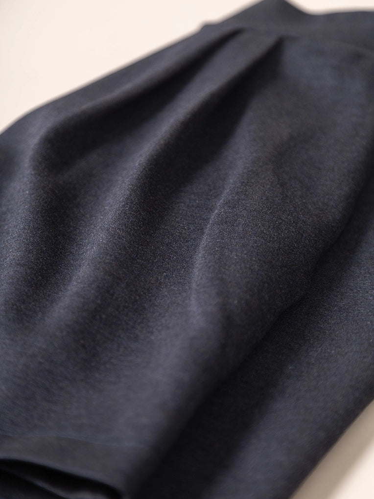 Short OTK plissé Ease Knit - Bleu Fjord