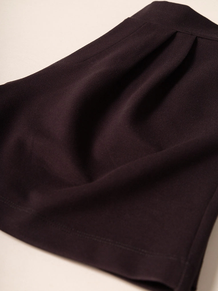 Short OTK plissé Ease Knit - Cacao