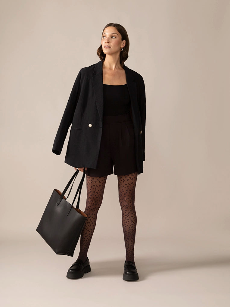 Short OTK plissé Ease Knit - Cacao