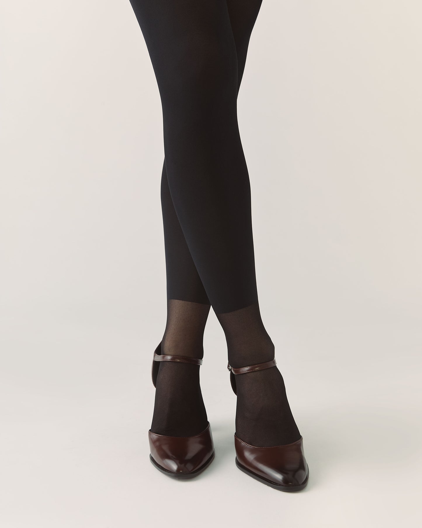 Collant style legging culotte modelante - Noir