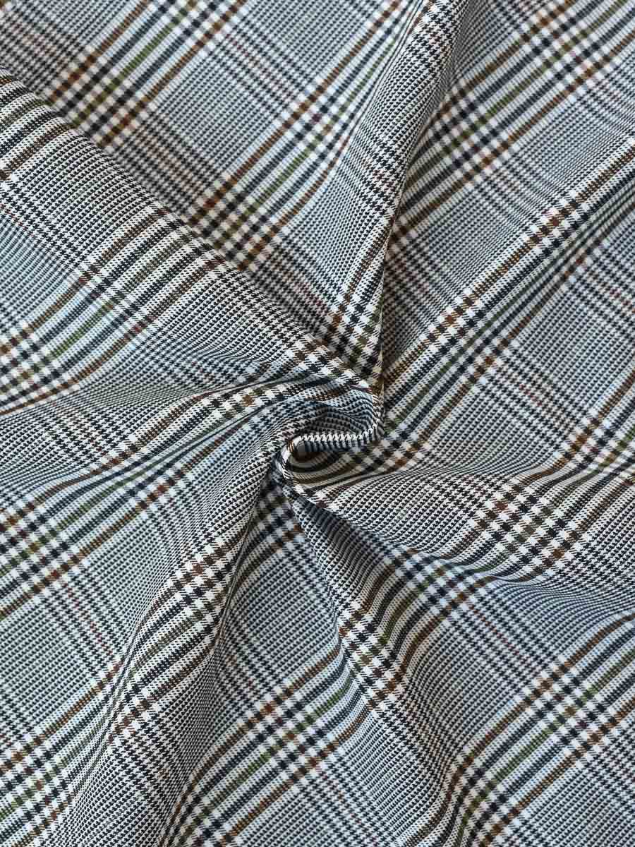 Vicky olive plaid mini skirt