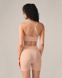 Bralette sans coutures motif léopard - Dune