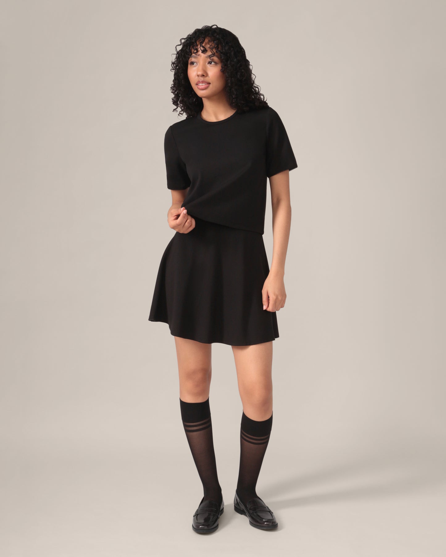 Le Parfait T-shirt Light Ease Knit - Noir