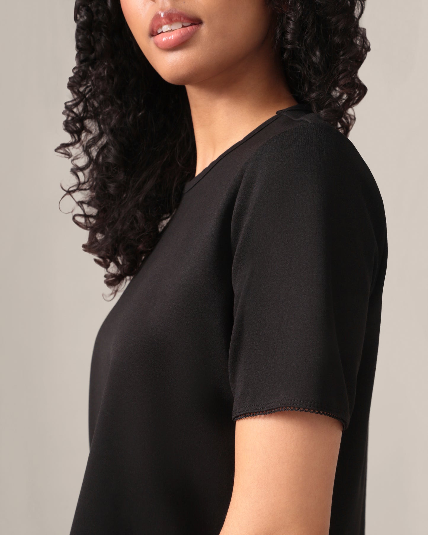 Le Parfait T-shirt Light Ease Knit - Noir