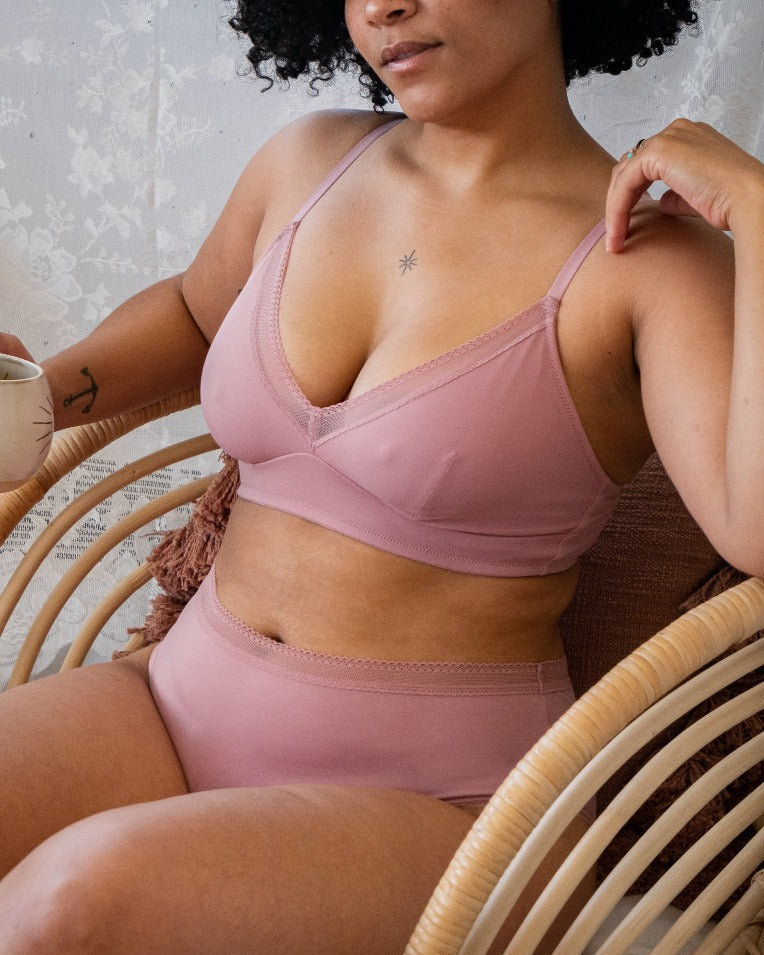 Microfiber bralette